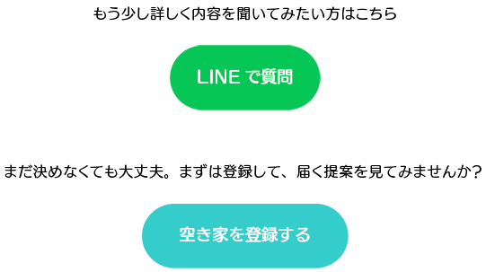 京都の空き家バンク的な活用提案がLINEで届く。登録だけでもOK、空き家活用の最初の一歩をAkimiiで