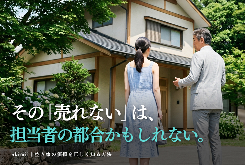 不動産屋に売れないと言われた空き家でも価値がある理由と次の一手を解説するイメージ