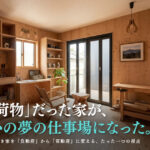 空き家を負動産から富動産に変える視点の転換と京都の空き家バンクより先に試したいことを解説するイメージ