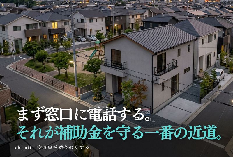 空き家活用で使える補助金の条件・申請タイミング・注意点を解説するイメージ